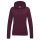 Just Hoods női kapucnis pulóver, college hoodie - burgundy