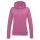 Just Hoods női kapucnis pulóver, college hoodie - pink