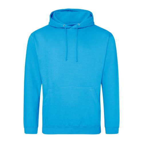 Just Hoods álló kapucnis pulóver, college hoodie, uniszex - hawaii kék