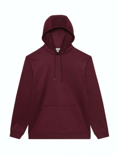 Just Hoods kapucnis pulóver kenguruzsebes, uniszex - burgundy