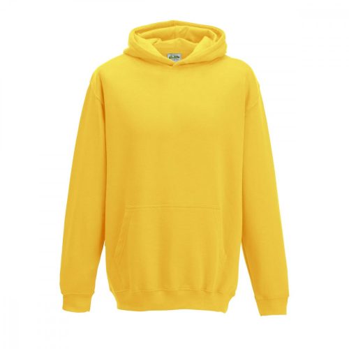 Just Hoods kapucnis gyerek pulóver, uniszex - sárga