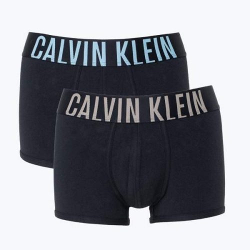 Calvin Klein 2P Trunk férfi pamut boxer - fekete - 2 db