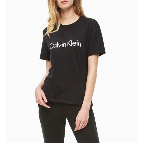 Calvin Klein női környakú póló - fekete