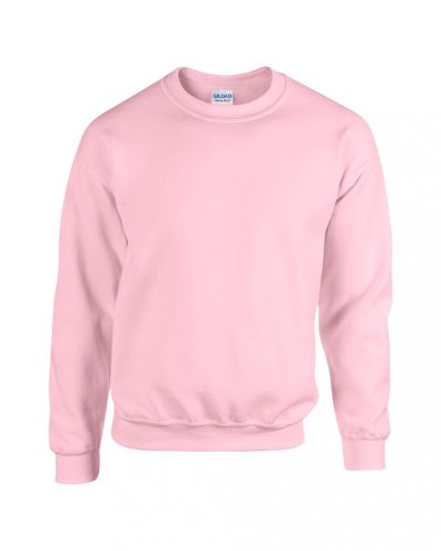 Gildan környakas pamut pulóver,  uniszex - pink