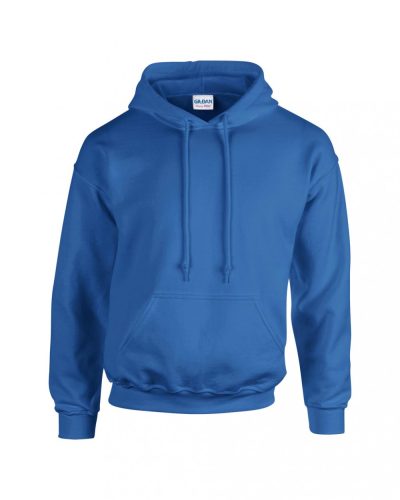 Gildan kapucnis hosszúujjú pulóver, uniszex - royal kék