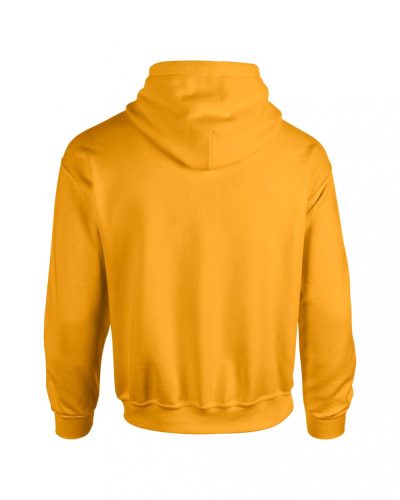 Gildan kapucnis hosszúujjú pulóver, uniszex - sárga, aranysárga