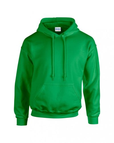 Gildan kapucnis hosszúujjú pulóver, uniszex - zöld
