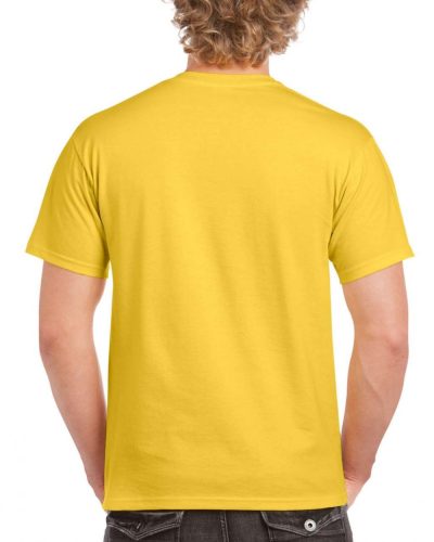 Gildan klasszikus környakas pamut póló, uniszex - sárga