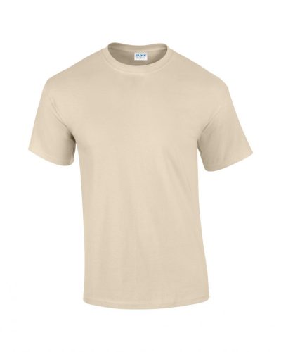Gildan klasszikus környakas pamut póló, uniszex - homokszínű