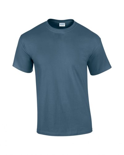Gildan klasszikus környakas pamut póló, uniszex - indigo, középkék %