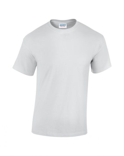 Gildan klasszikus környakas pamut póló, uniszex - fehér