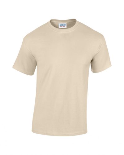 Gildan klasszikus környakas pamut póló, uniszex - homokszín