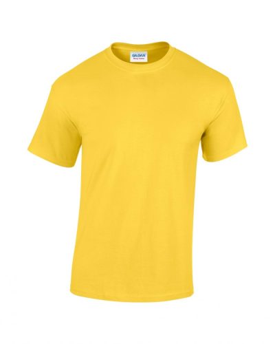 Gildan klasszikus környakas pamut póló, uniszex - sárga, daisy