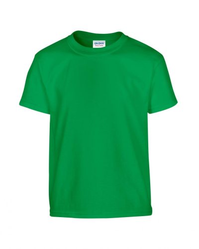 Gildan környakas rövidujjú gyerek póló - zöld