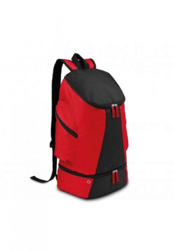Kimood sport hátizsák megerősített poliészter - piros/fekete