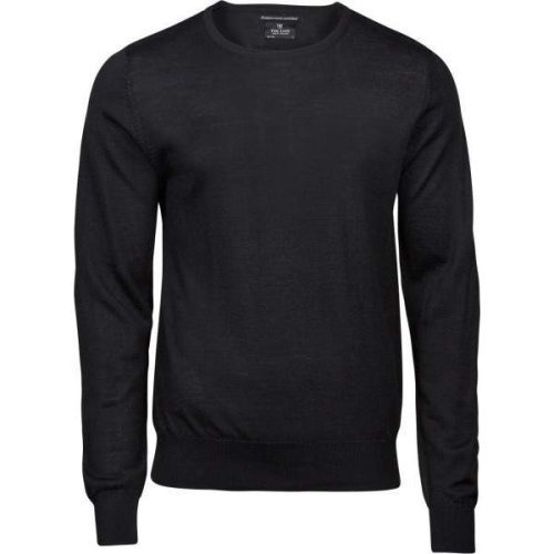 Tee Jays 6000 férfi gyapjú pulóver - fekete