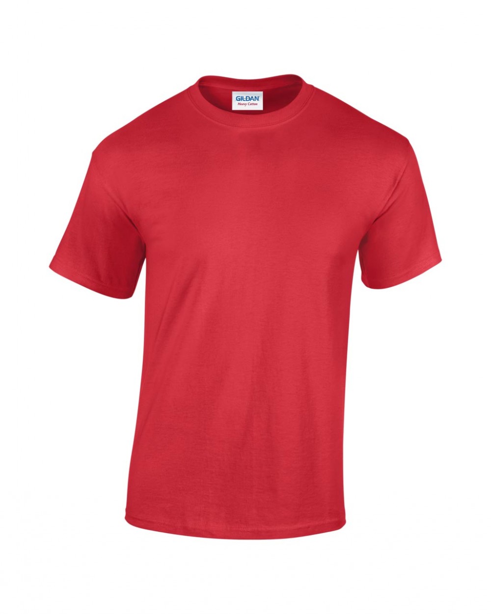 Gildan klasszikus környakas pamut póló, uniszex - piros