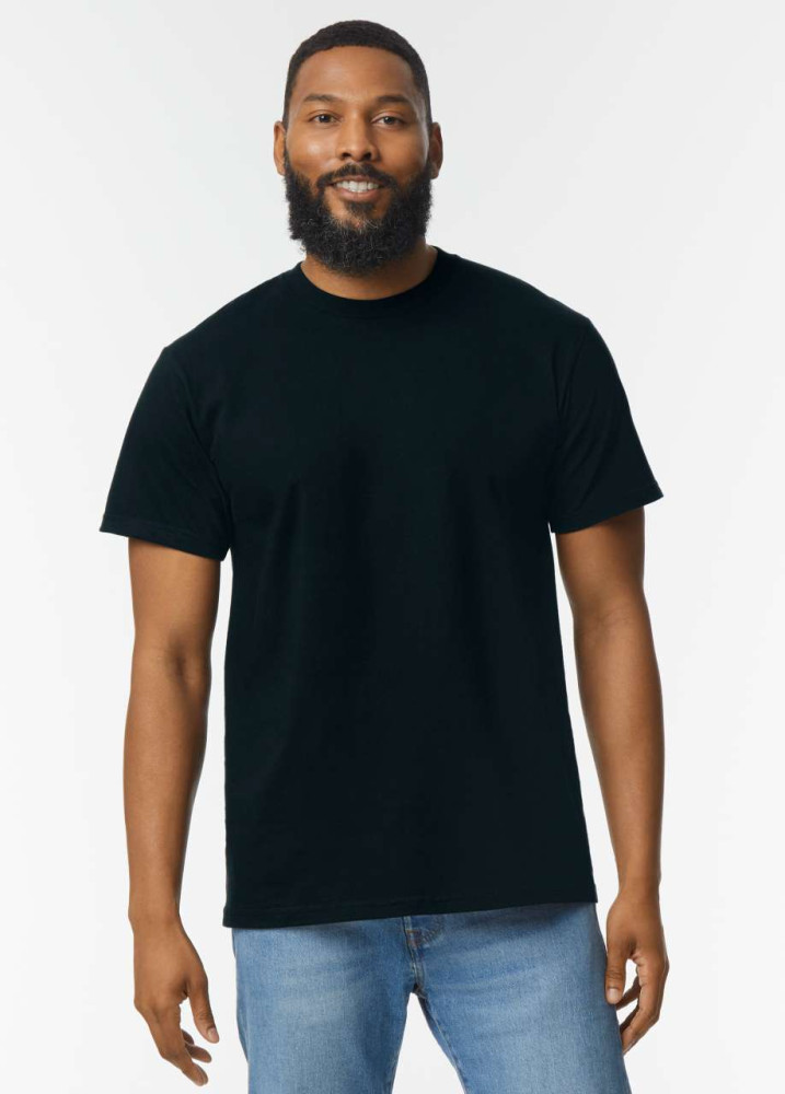 Gildan Hammer rövidujjú környakas uniszex póló - fekete