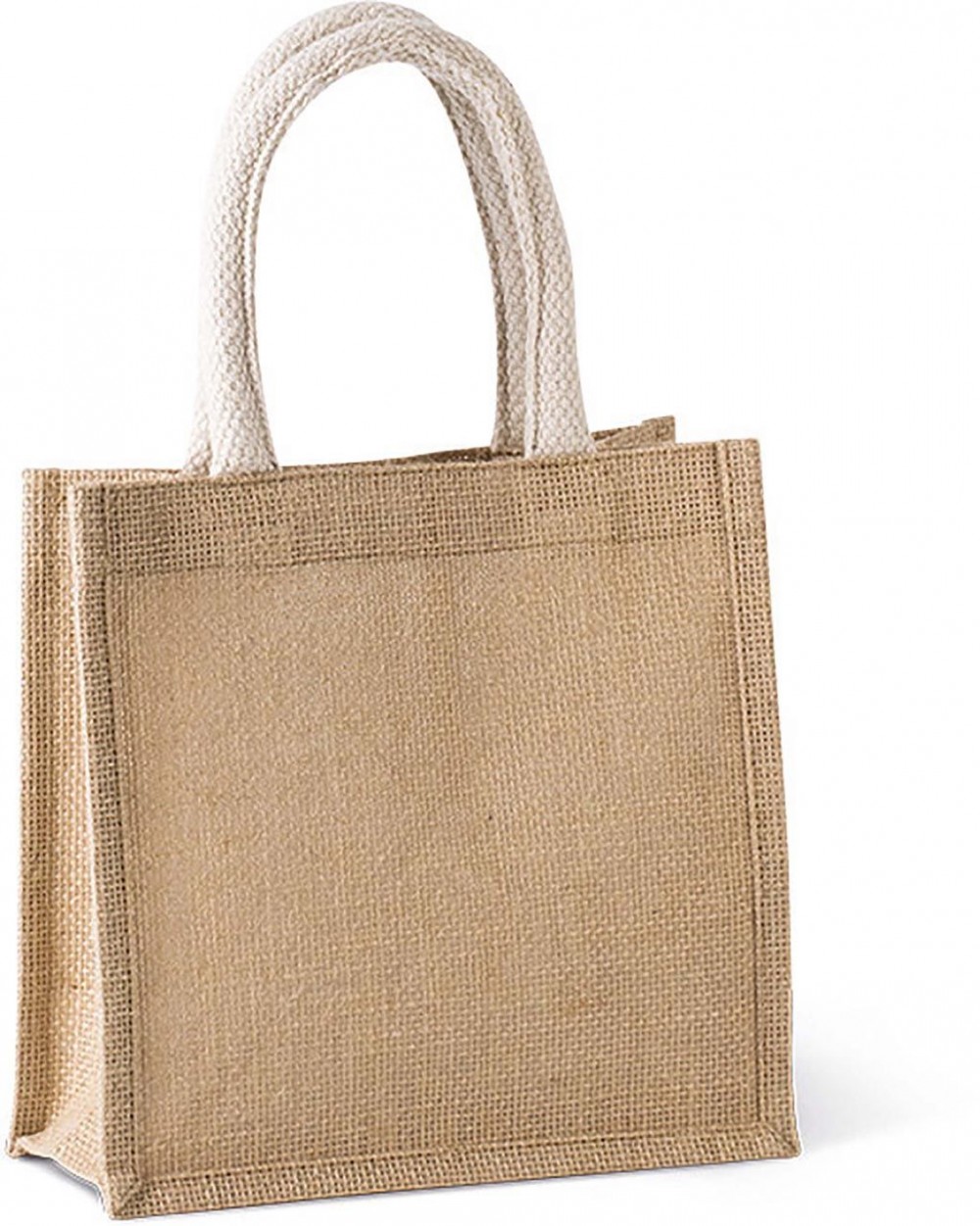 Kimood juta M méretű bevásárló táska - natúr